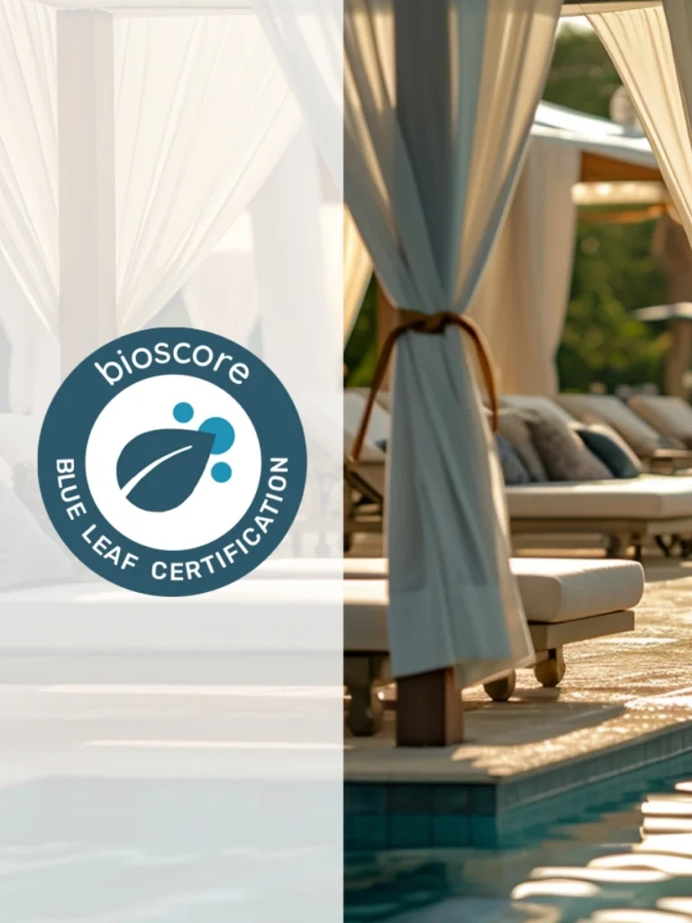 Certificación para áreas acuáticas Bioscores Sustainability